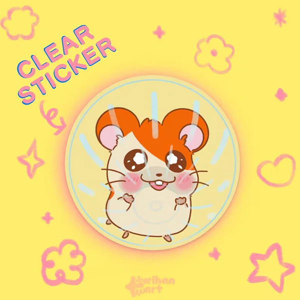 A round little hamster exploring its world, drawn by DurihanMart.